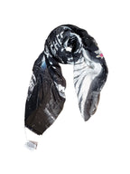 Fullart WHITE Power, The Wings of Power,  FullArt - multiple art print on cashmere&silk  140X140