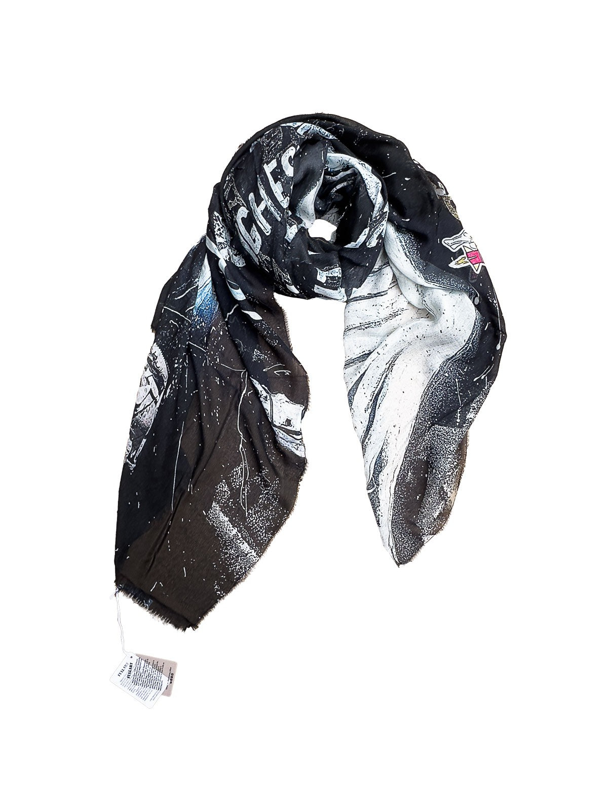 Fullart WHITE Power, The Wings of Power,  FullArt - multiple art print on cashmere&silk  140X140