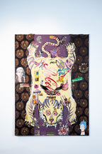 GLUTTONY, Art Work 190X140cm,Art Series THE WINGS of POWER 2025, Dubai