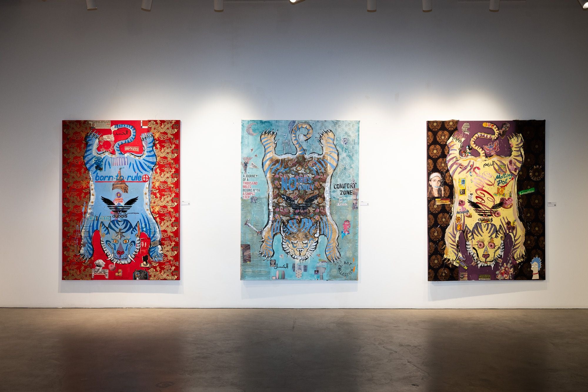 GLUTTONY, Art Work 190X140cm,Art Series THE WINGS of POWER 2025, Dubai