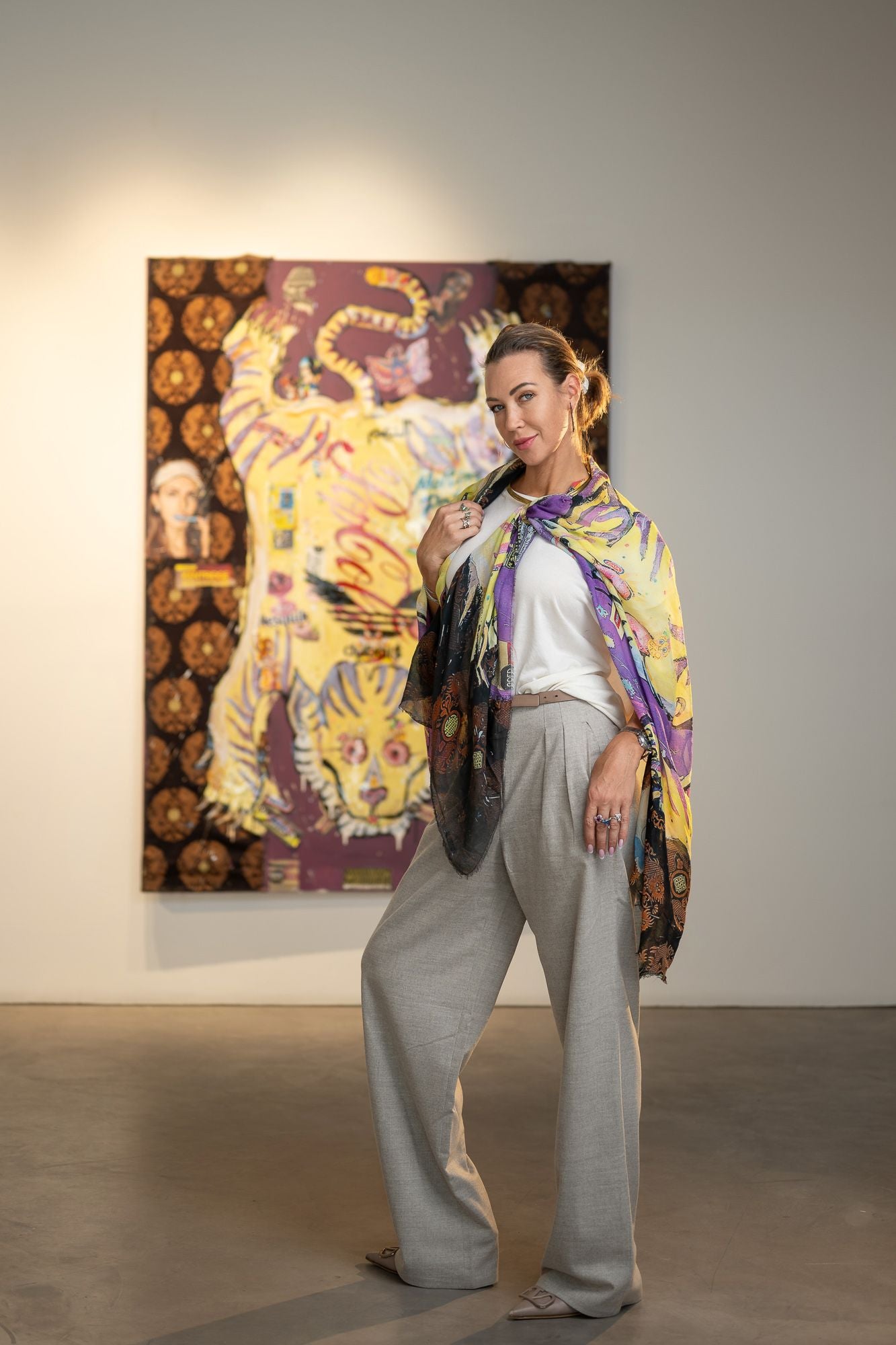 GLUTTONY, Art Work 190X140cm,Art Series THE WINGS of POWER 2025, Dubai