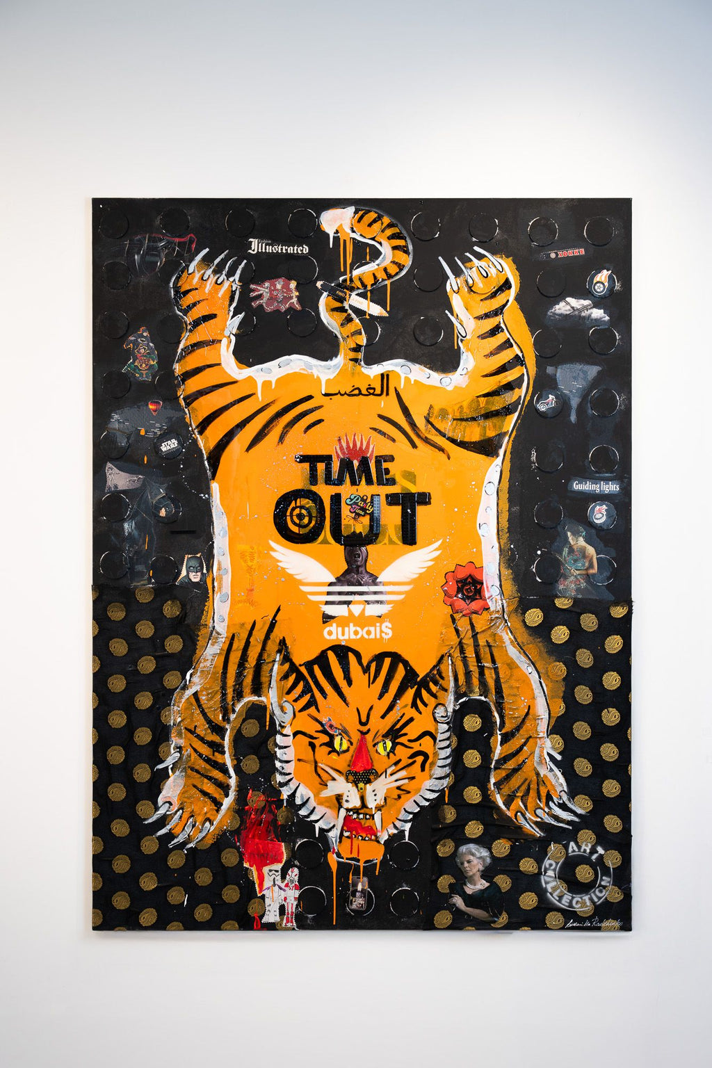 WRATH, Art Work 190X140cm,  Art Series THE WINGS of POWER 2025, Dubai