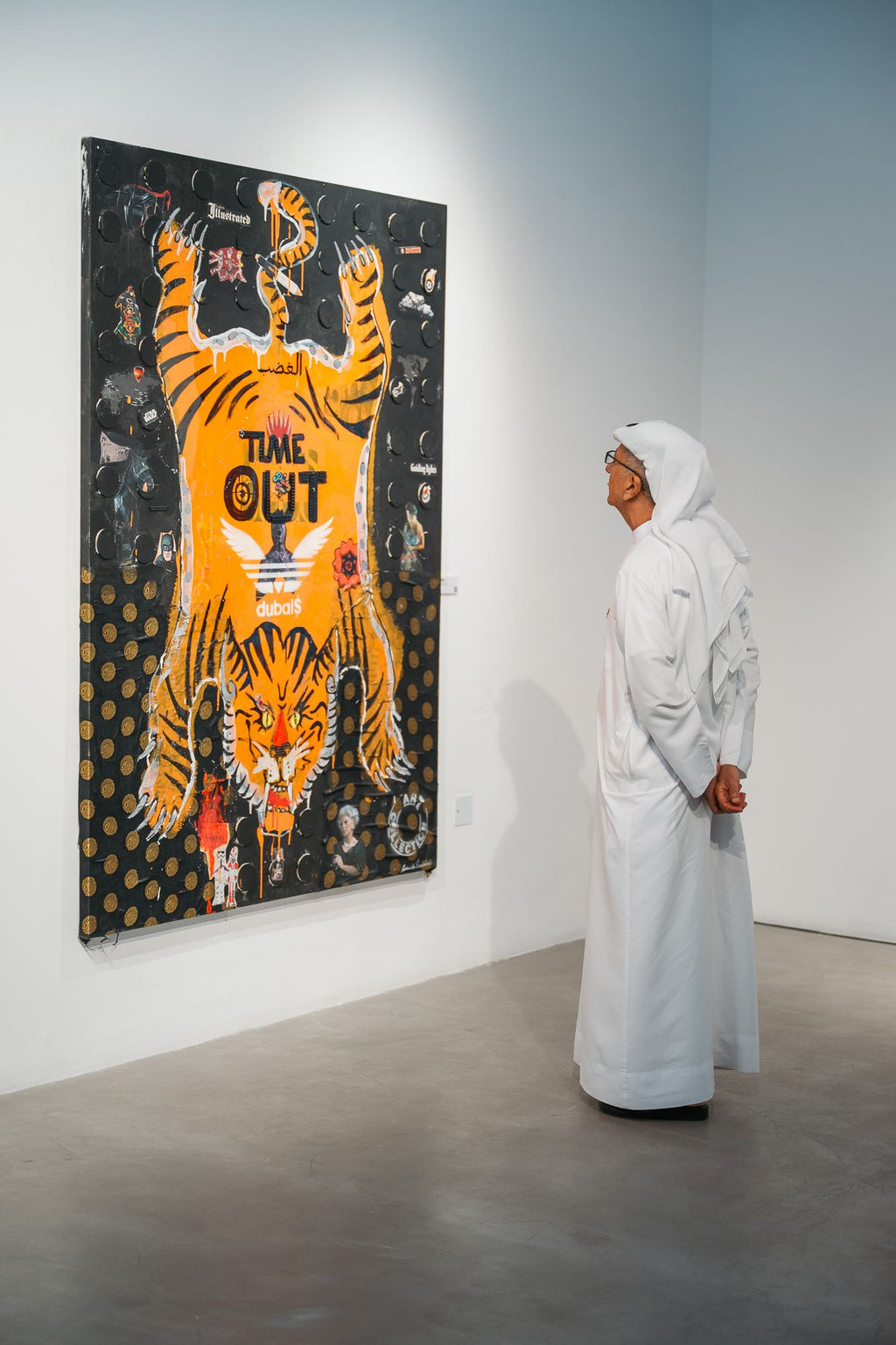 WRATH, Art Work 190X140cm,  Art Series THE WINGS of POWER 2025, Dubai