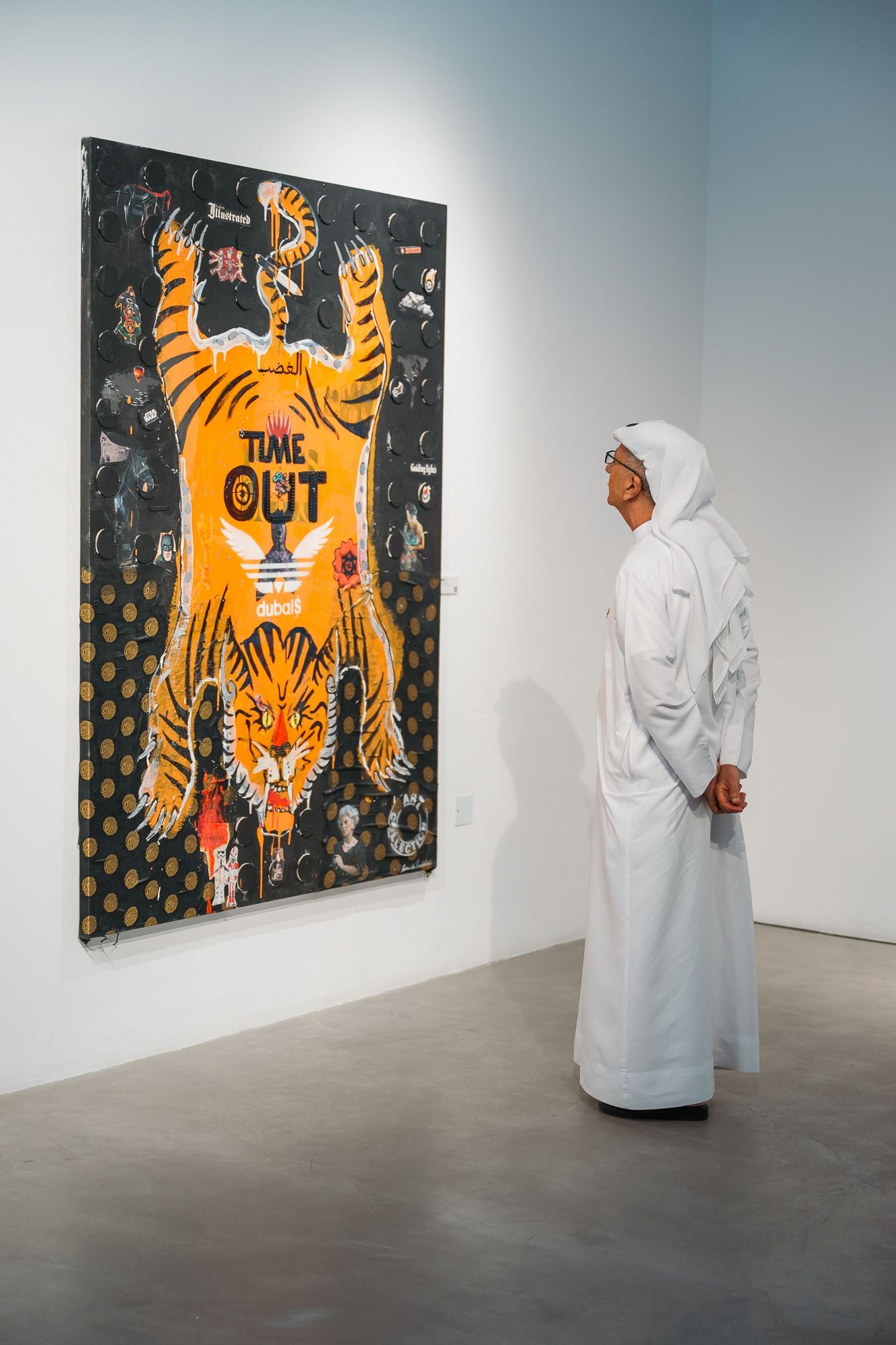 WRATH, Art Work 190X140cm,  Art Series THE WINGS of POWER 2025, Dubai