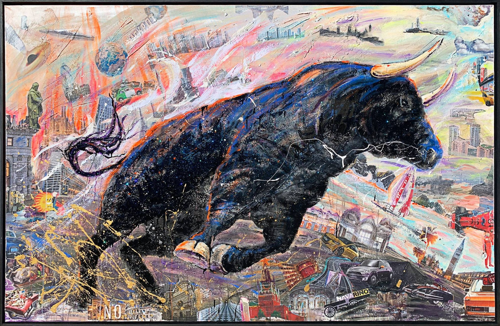 Irresistible Bitcoin, Opera Darte, Pezzo Unico 130X200Cm, Anno 2021