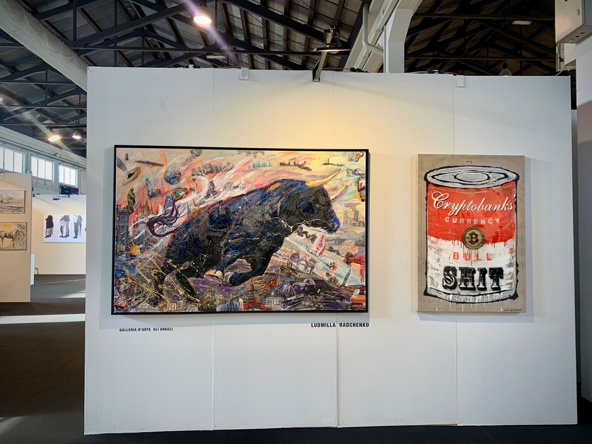 Irresistible Bitcoin, Opera Darte, Pezzo Unico 130X200Cm, Anno 2021