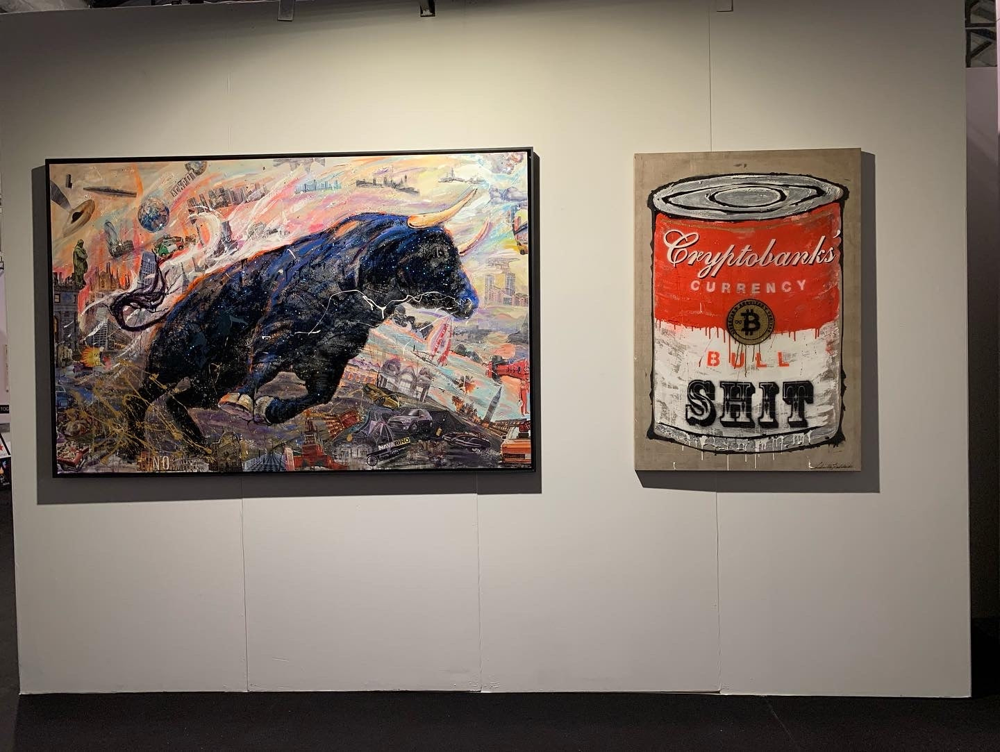 Irresistible Bitcoin, Opera Darte, Pezzo Unico 130X200Cm, Anno 2021