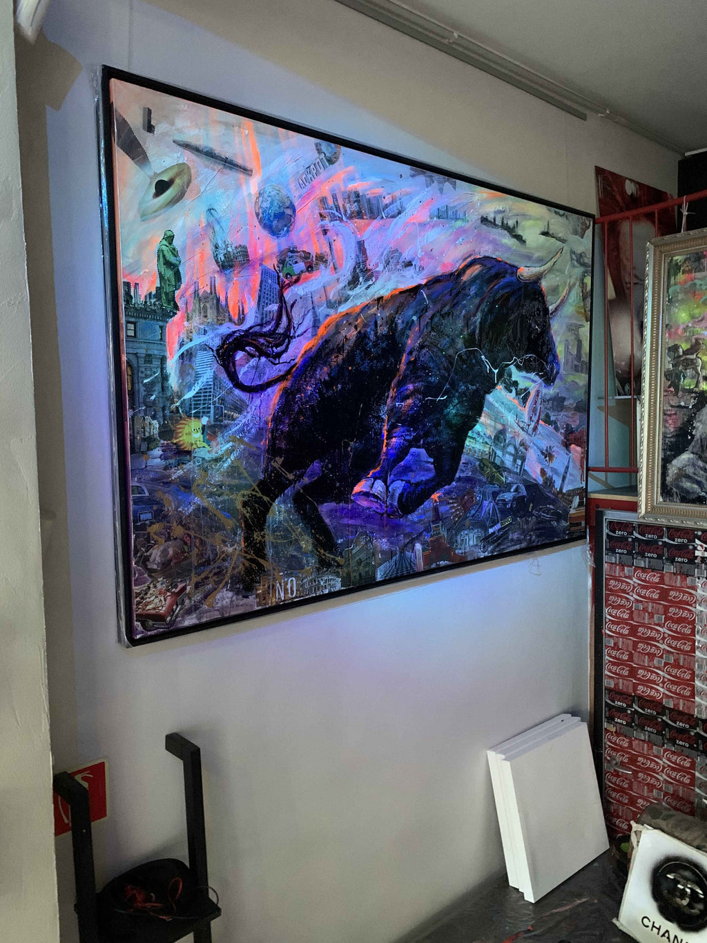 Irresistible Bitcoin, Opera Darte, Pezzo Unico 130X200Cm, Anno 2021