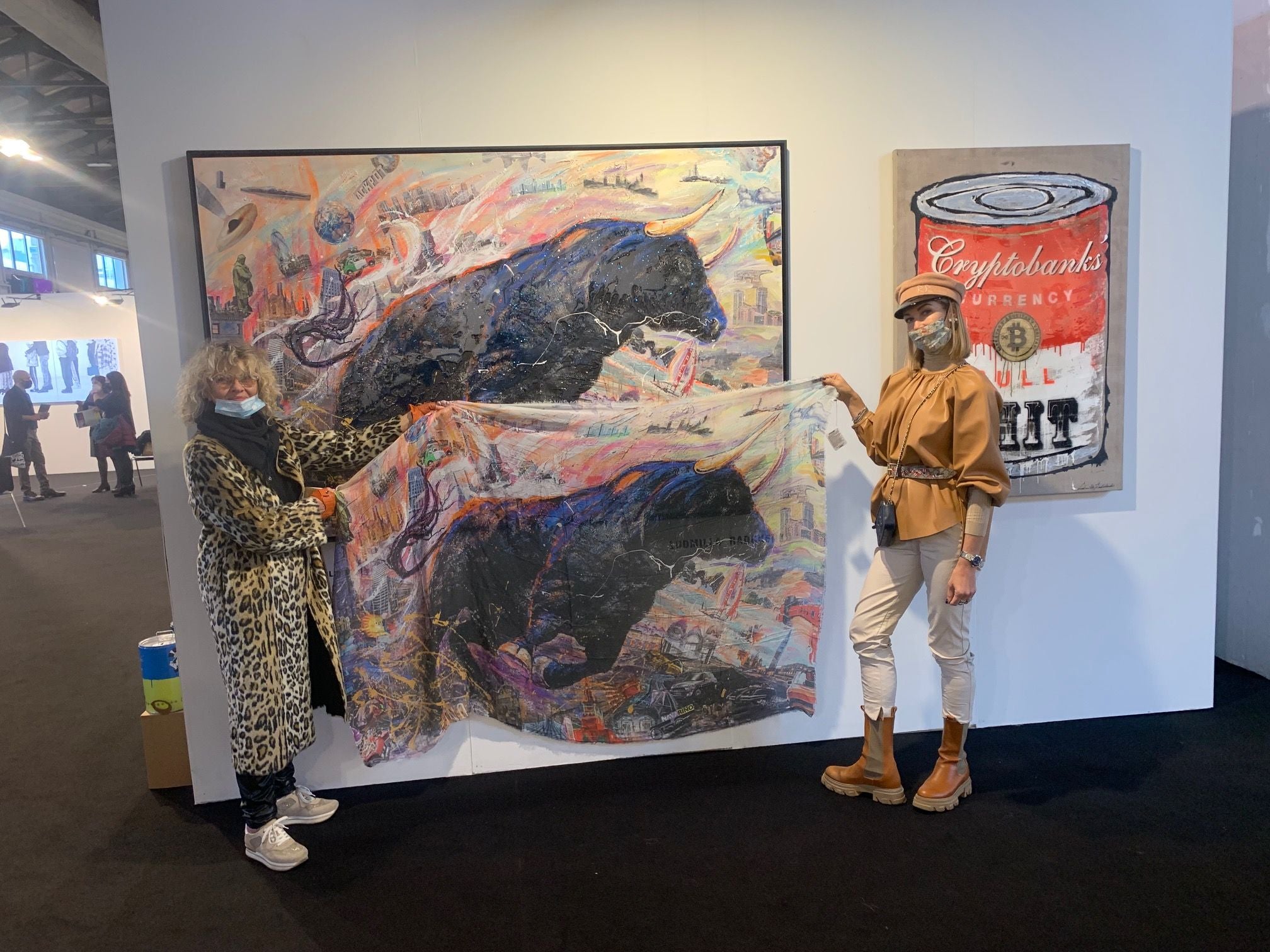 Irresistible Bitcoin, Opera Darte, Pezzo Unico 130X200Cm, Anno 2021