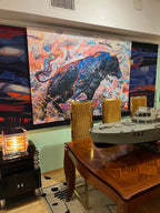 Irresistible Bitcoin, Opera Darte, Pezzo Unico 130X200Cm, Anno 2021