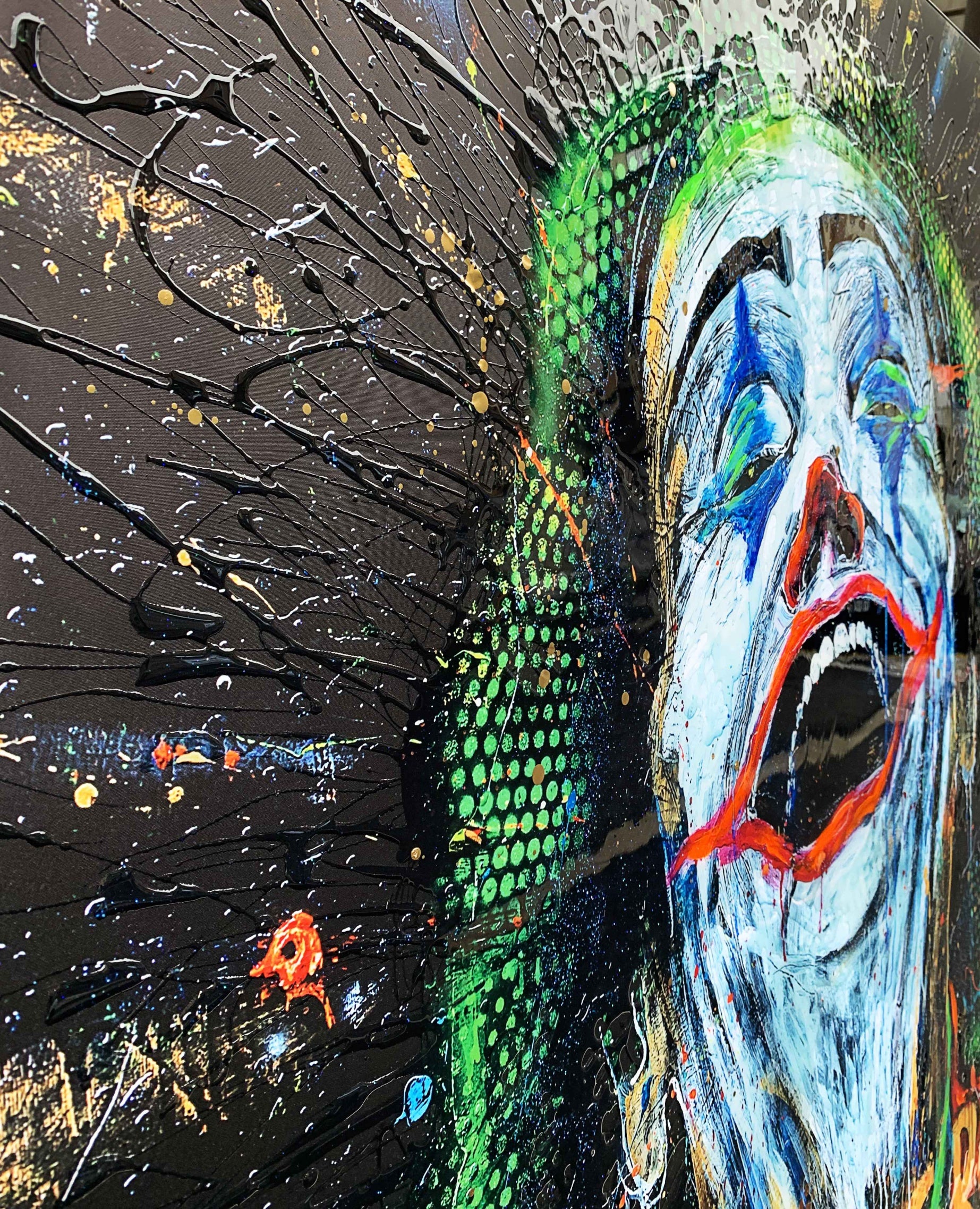 Joker Come Back , 150X150X10 Cm Pannello Retroilluminato