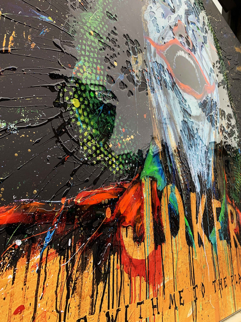 Joker Come Back , 150X150X10 Cm Pannello Retroilluminato