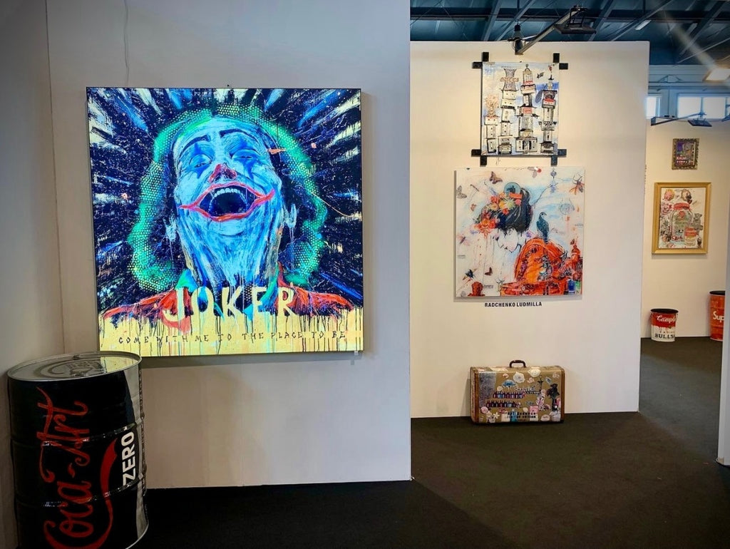Joker Come Back , 150X150X10 Cm Pannello Retroilluminato