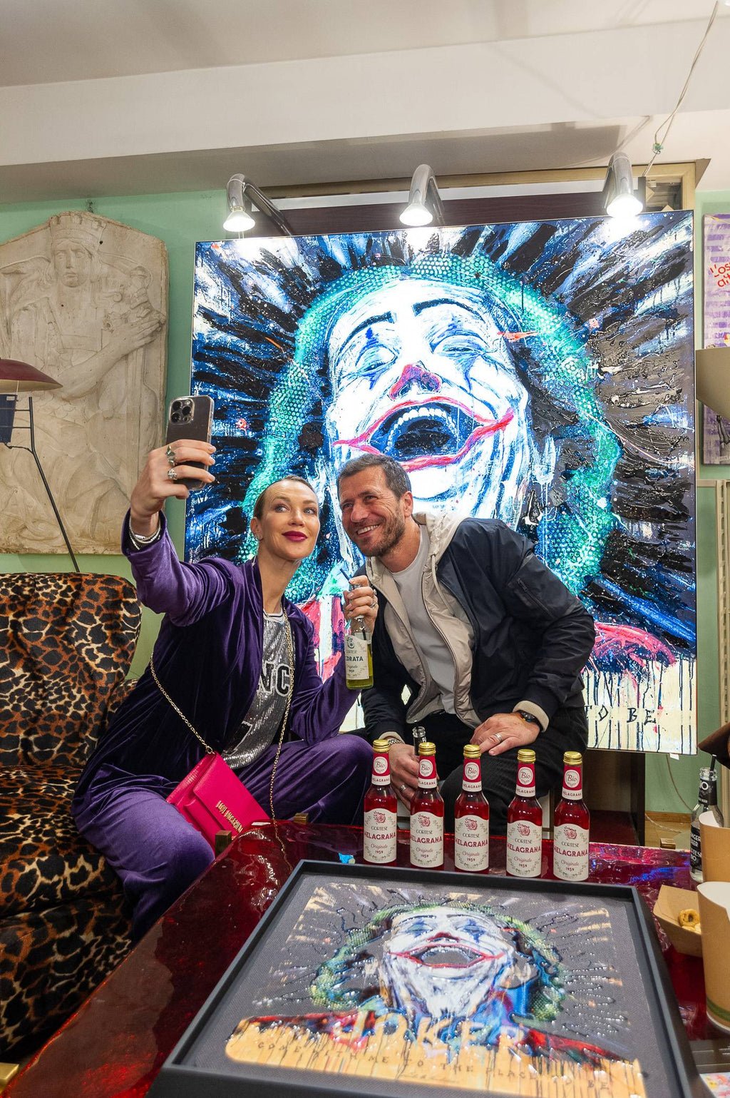 Joker Come Back , 150X150X10 Cm Pannello Retroilluminato