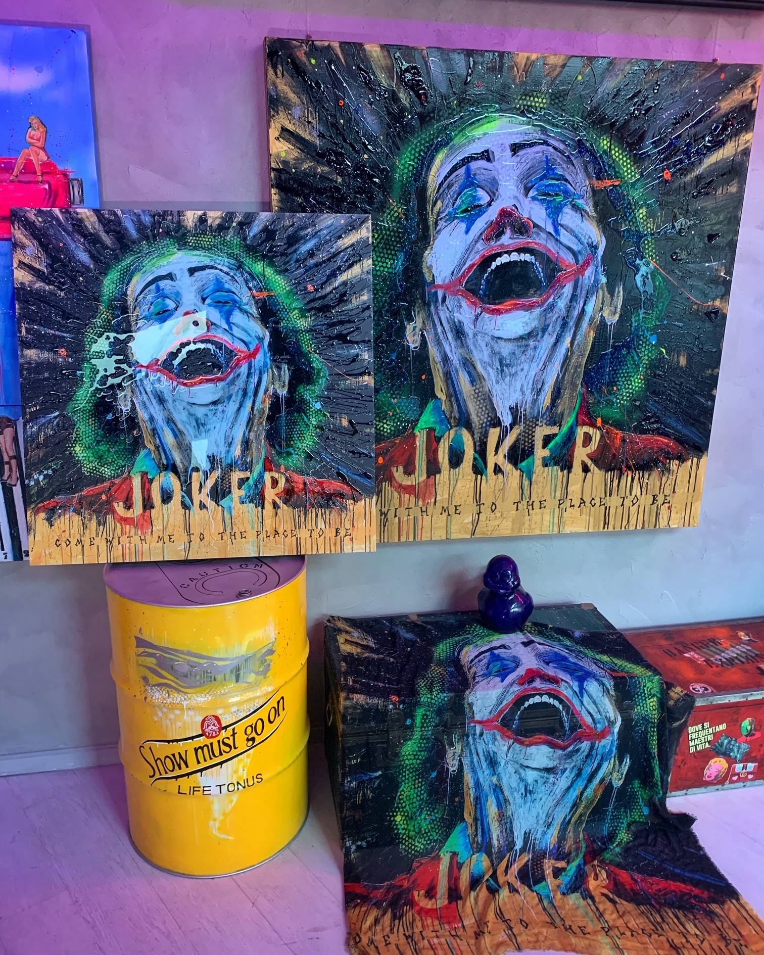 Joker, Artwork 150X150Cm, Anno 2020