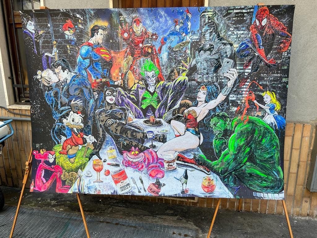 Last Dinner Of Power, Multiplo D'Arte Su Gomma Riciclata 140X200