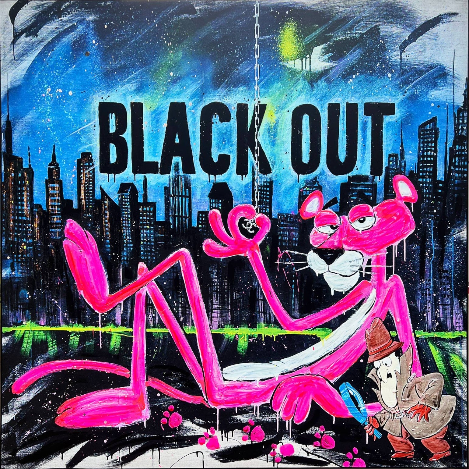 Light Box Black Out  Art Design -2023 150X150X10Cm, Multiplo Darte, Limited Edition(7)