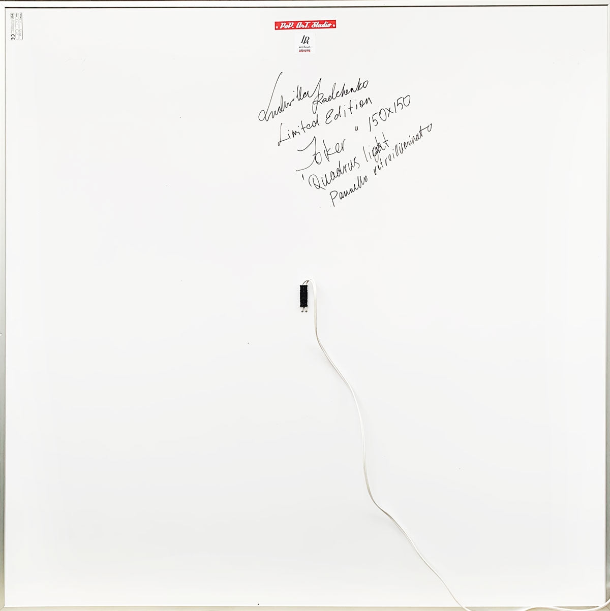 Light Box Black Out  Art Design -2023 150X150X10Cm, Multiplo Darte, Limited Edition(7)