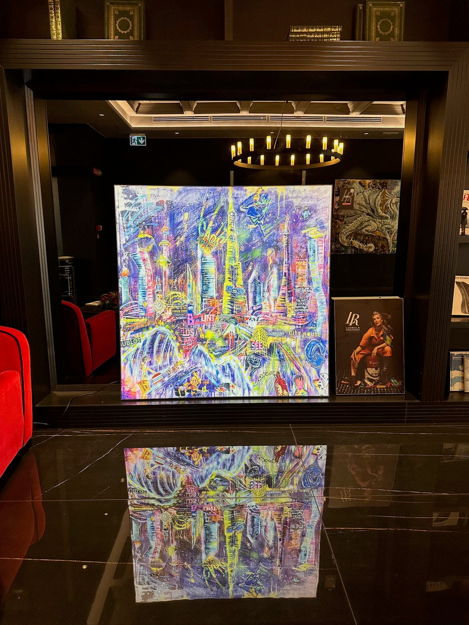 Light Box Dubai Experience  Art Design -2023 150 X 150 X 10Cm, Multiplo Darte