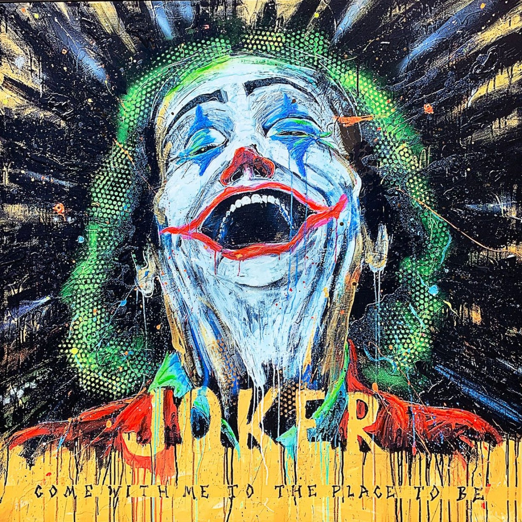 Light Box Joker  Art Design -2021 150X150X10Cm, Multiplo Darte