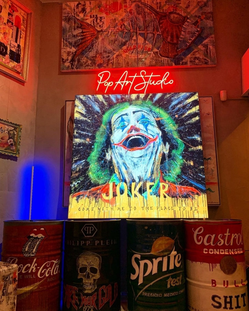 Light Box Joker  Art Design -2021 150X150X10Cm, Multiplo Darte