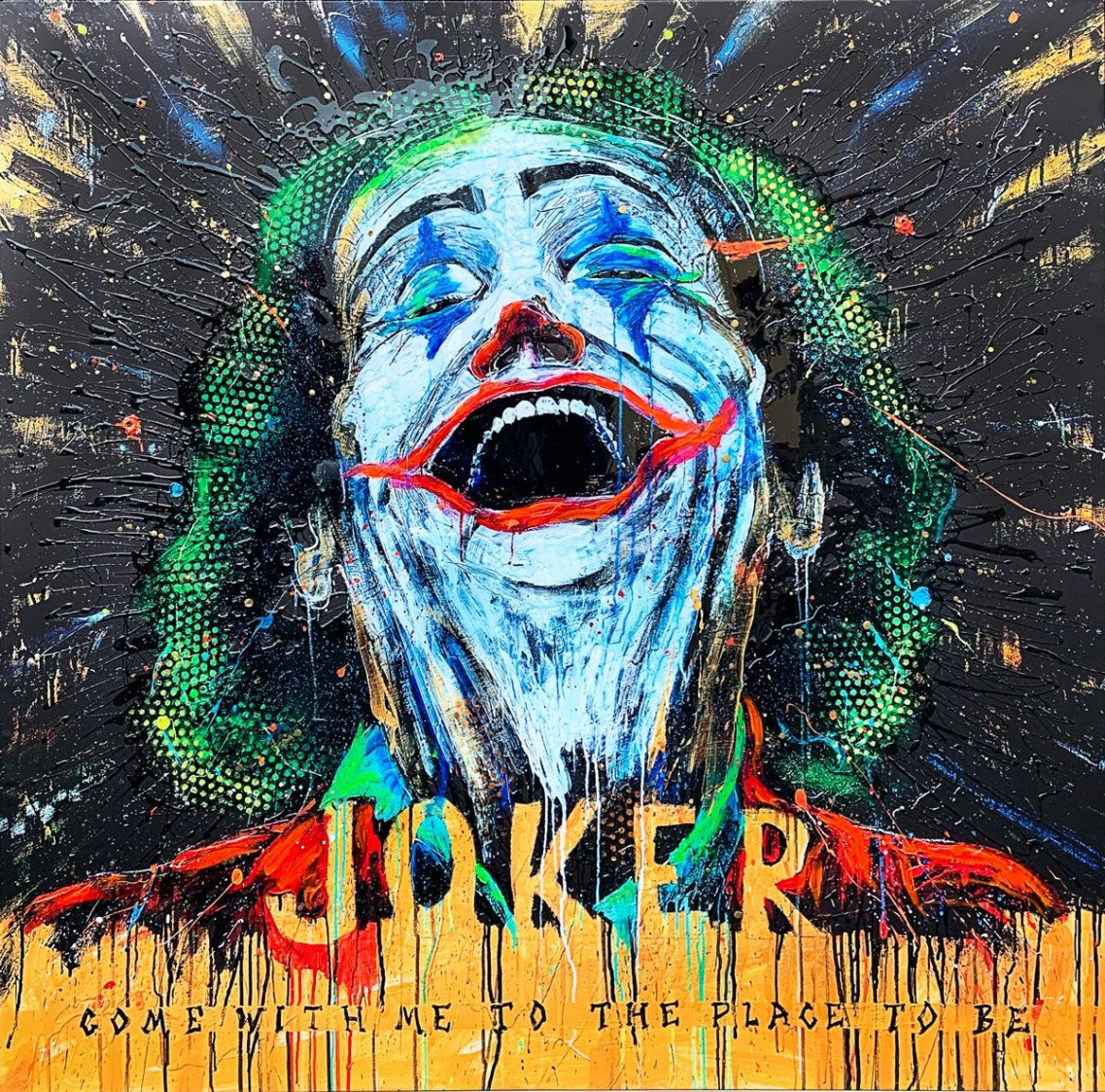 Light Box Joker  Art Design -2021 150X150X10Cm, Multiplo Darte