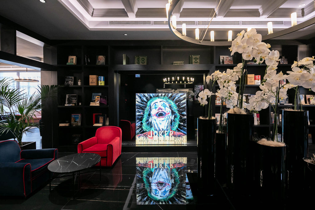 Light Box Joker  Art Design -2021 150X150X10Cm, Multiplo Darte