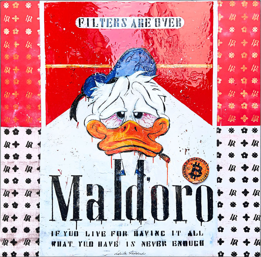 Light Box Maldoro  Art Design -2023 150X150X10Cm, Multiplo Darte