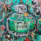Luxury FullArt In Silk 100% Adventurer 140X140 Art Reborn - Fabrique Du Fragrance, art-to-wear, Limited Edition