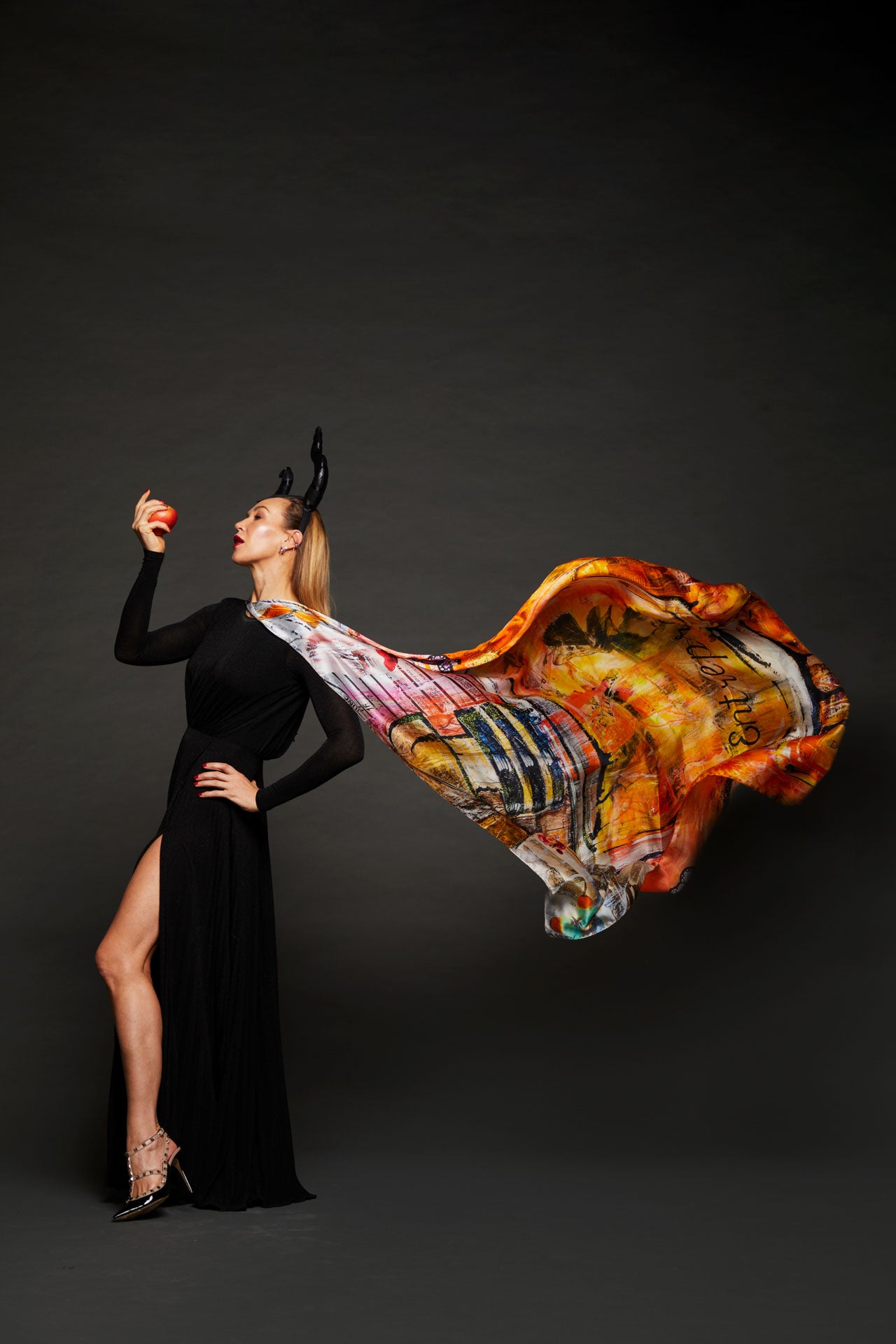 Luxury FullArt In Silk 100% "ENTREPRENEUR" 140X140 Art Multiple Print Scarf 140X140, Art to Wear, Limited Edition