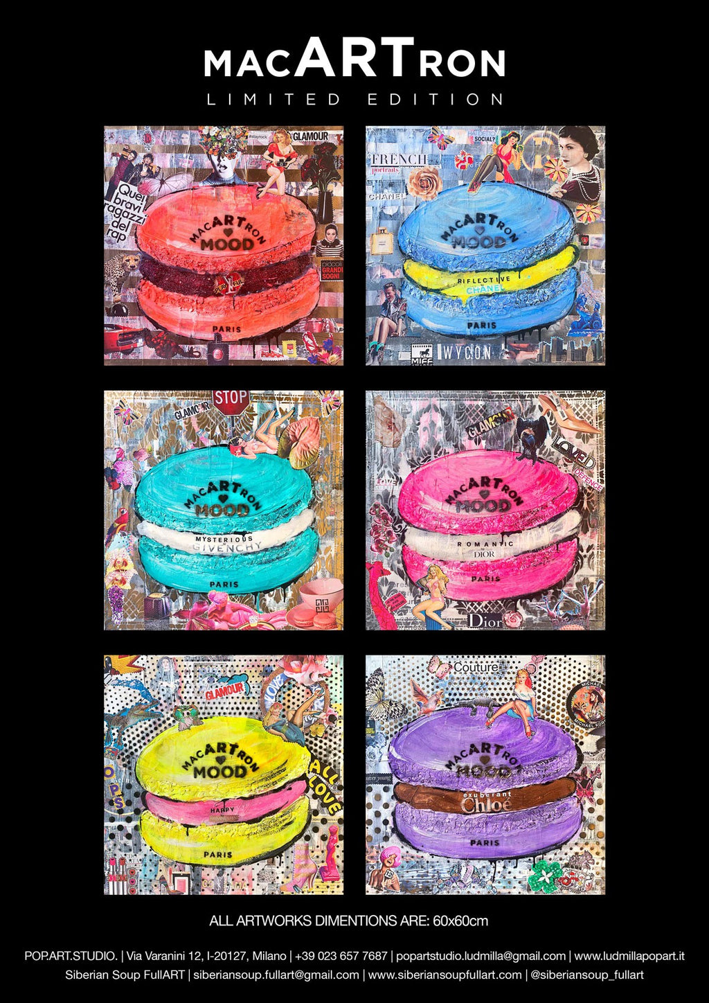 Macartron Riflective, Artwork 60X60Cm