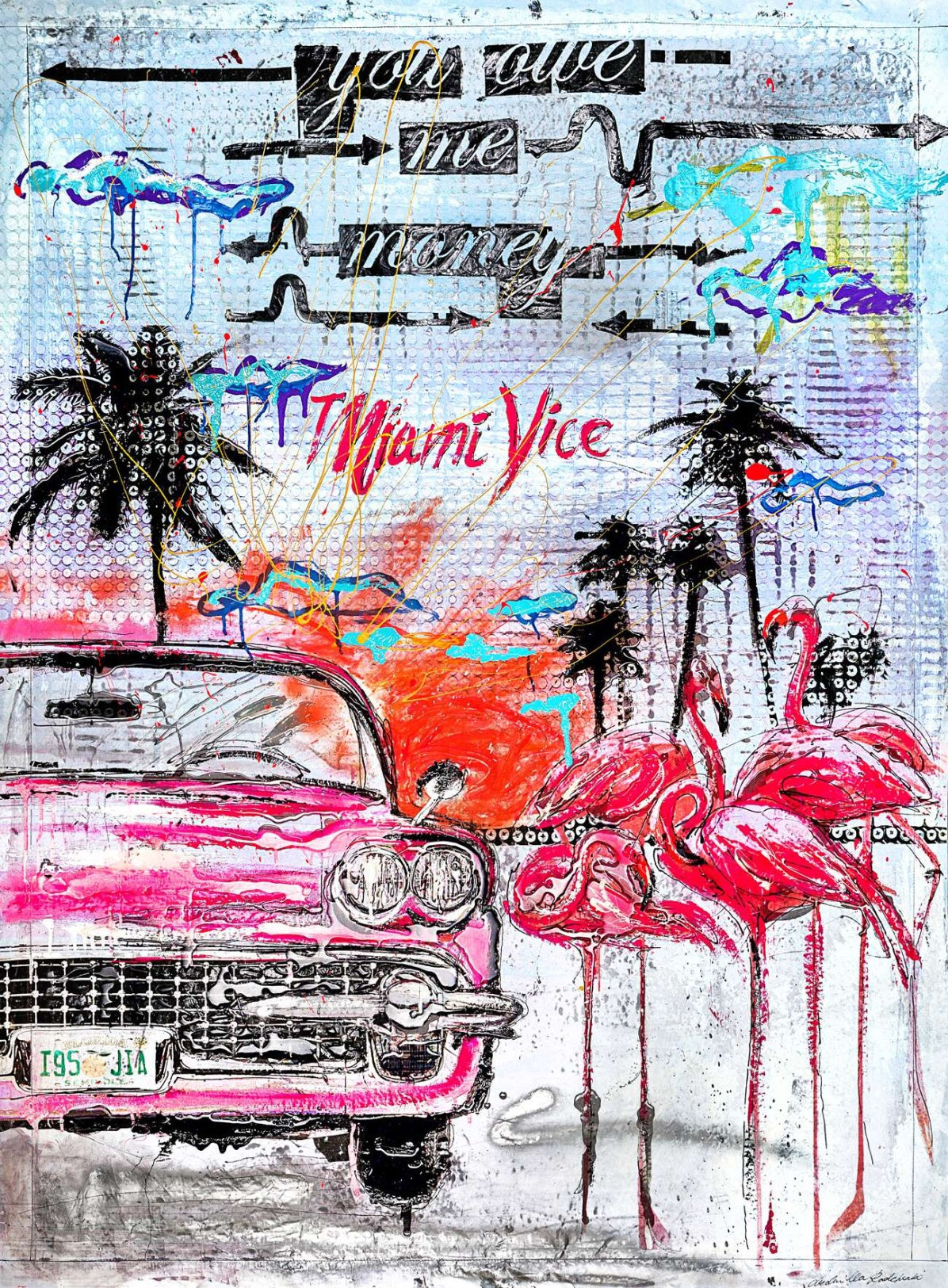 Miami Vice, Artwork 165X120 Cm, Anno 2017