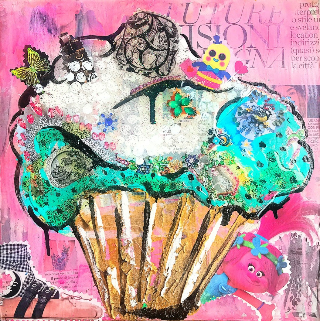 Mini Pink Pop Cake 30X30