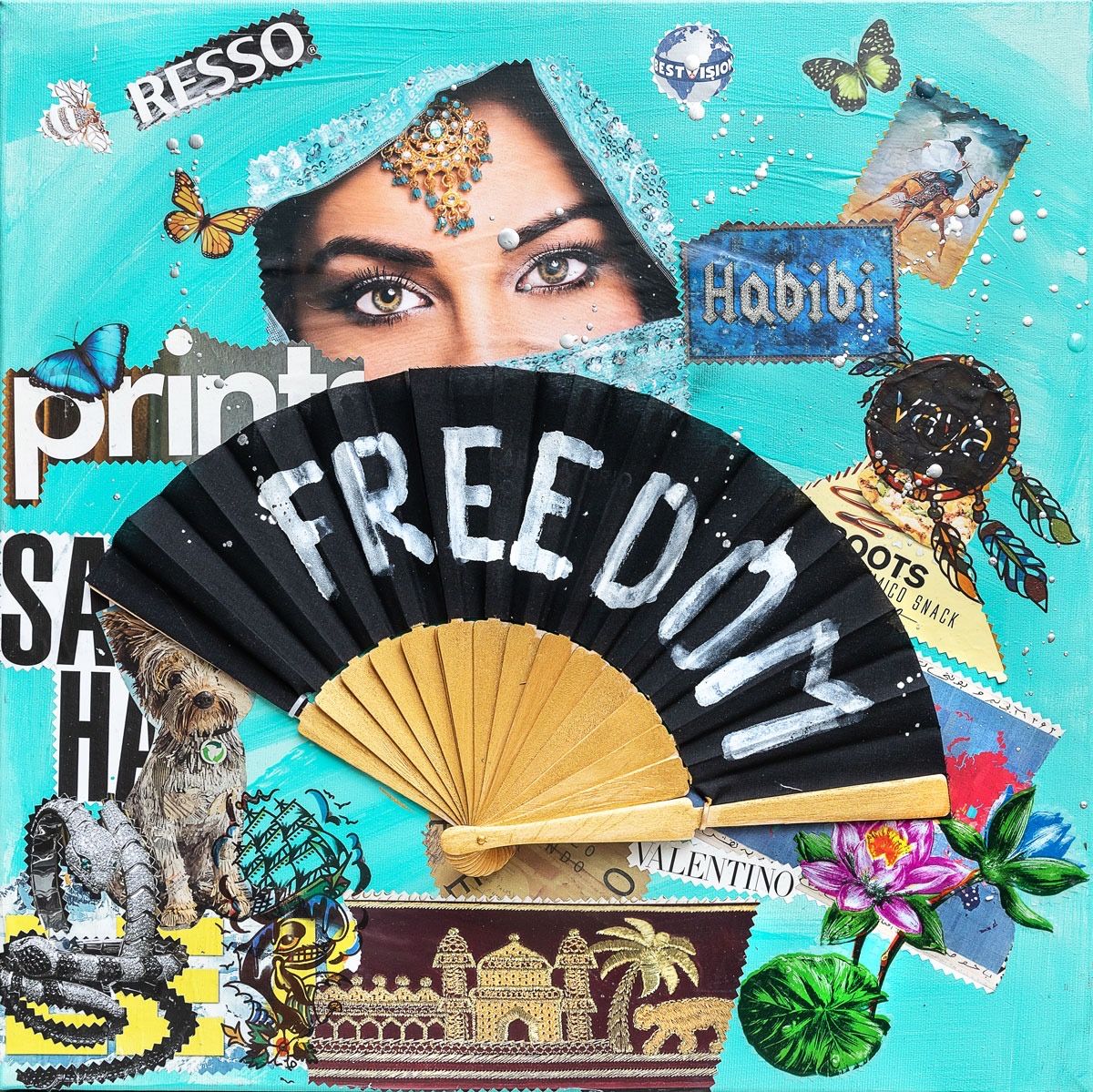 Mini Pop Fan Freedom 50 X 50Cm