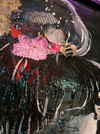 Night Samurai  130X130Cm