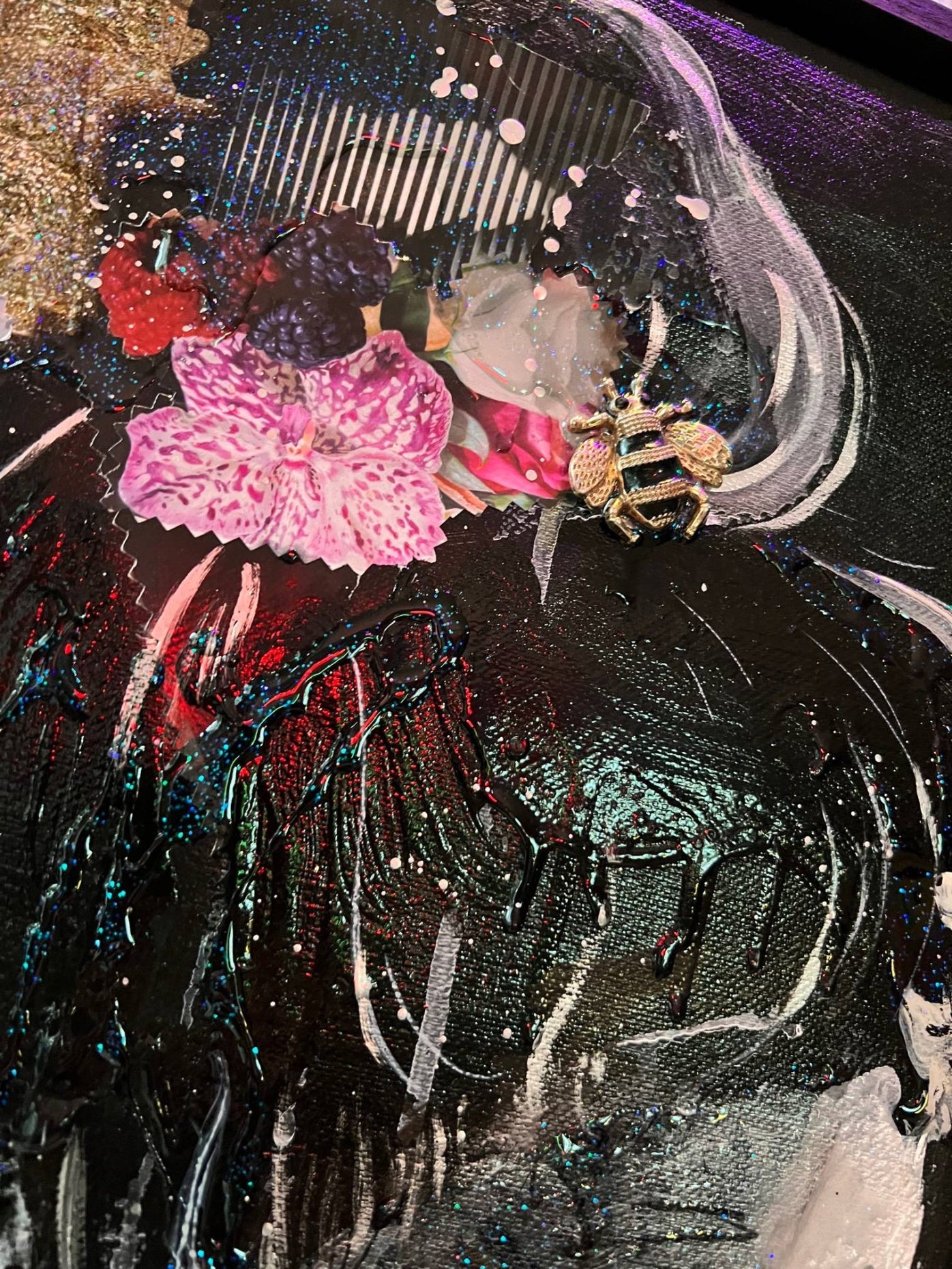 Night Samurai  130X130Cm