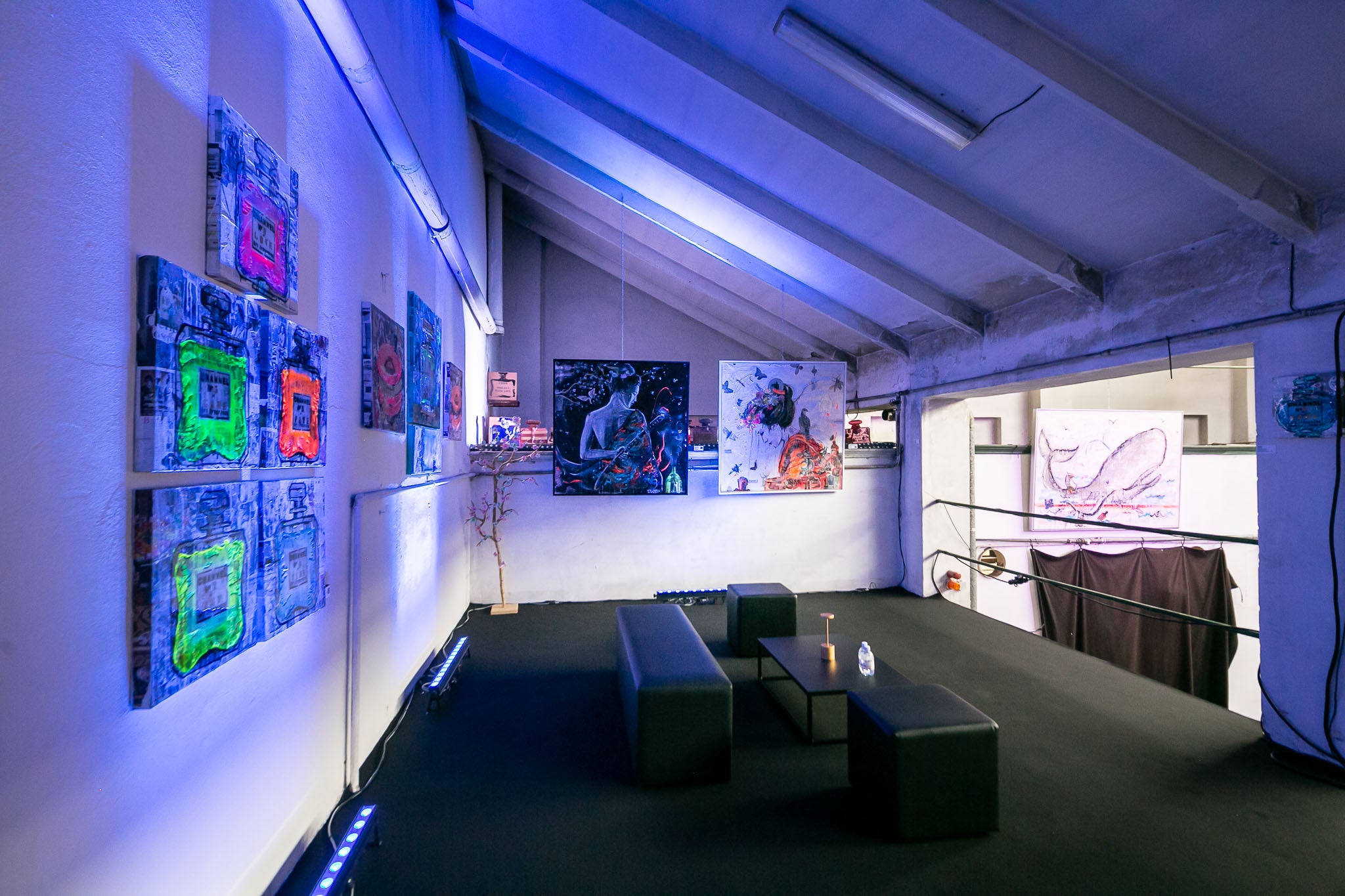 Night Samurai  130X130Cm