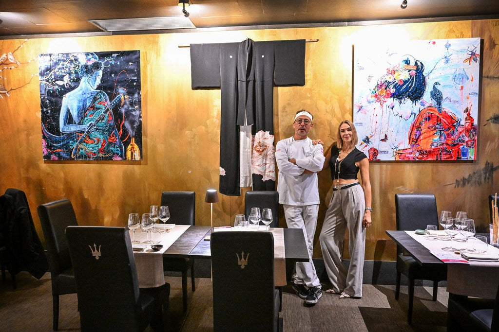 Night Samurai, Multiplo Darte 120X120Cm - Anno 2022