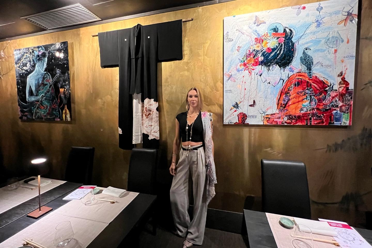 Night Samurai, Multiplo Darte 120X120Cm - Anno 2022