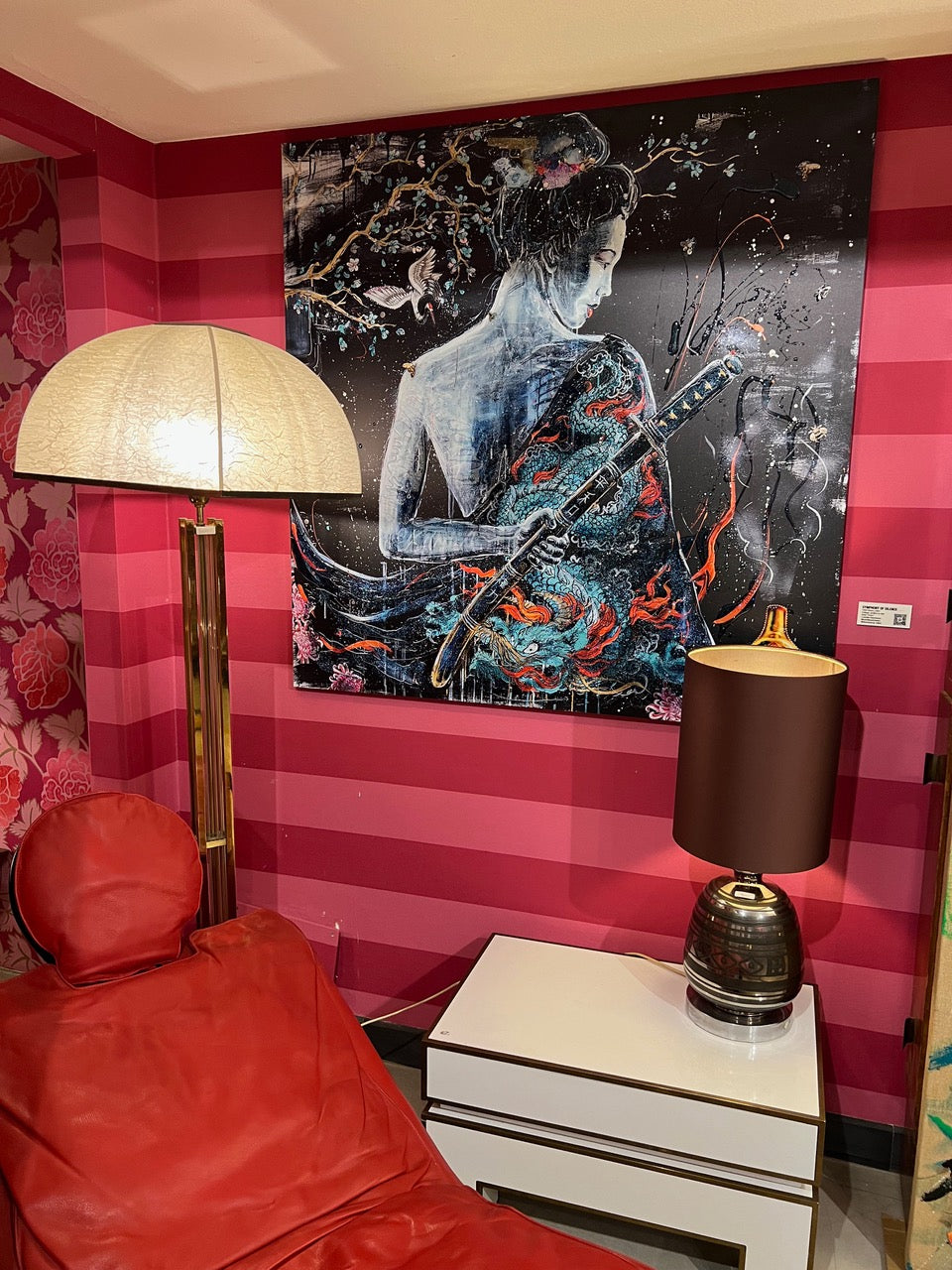 Night Samurai, Multiplo Darte 120X120Cm - Anno 2022