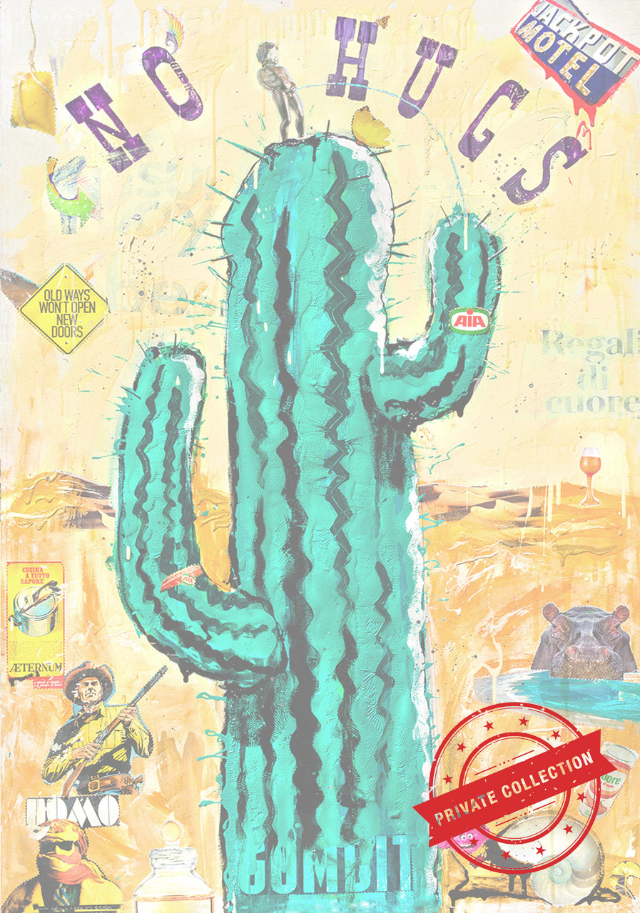 No Hugs, Opera Darte 150X100Cm, Anno 2019