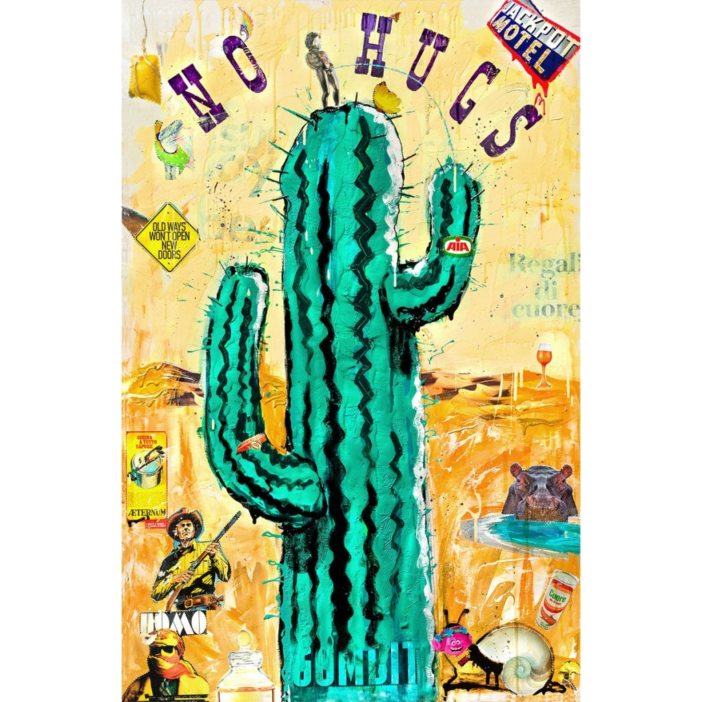 No Hugs, Opera Darte 150X100Cm, Anno 2019