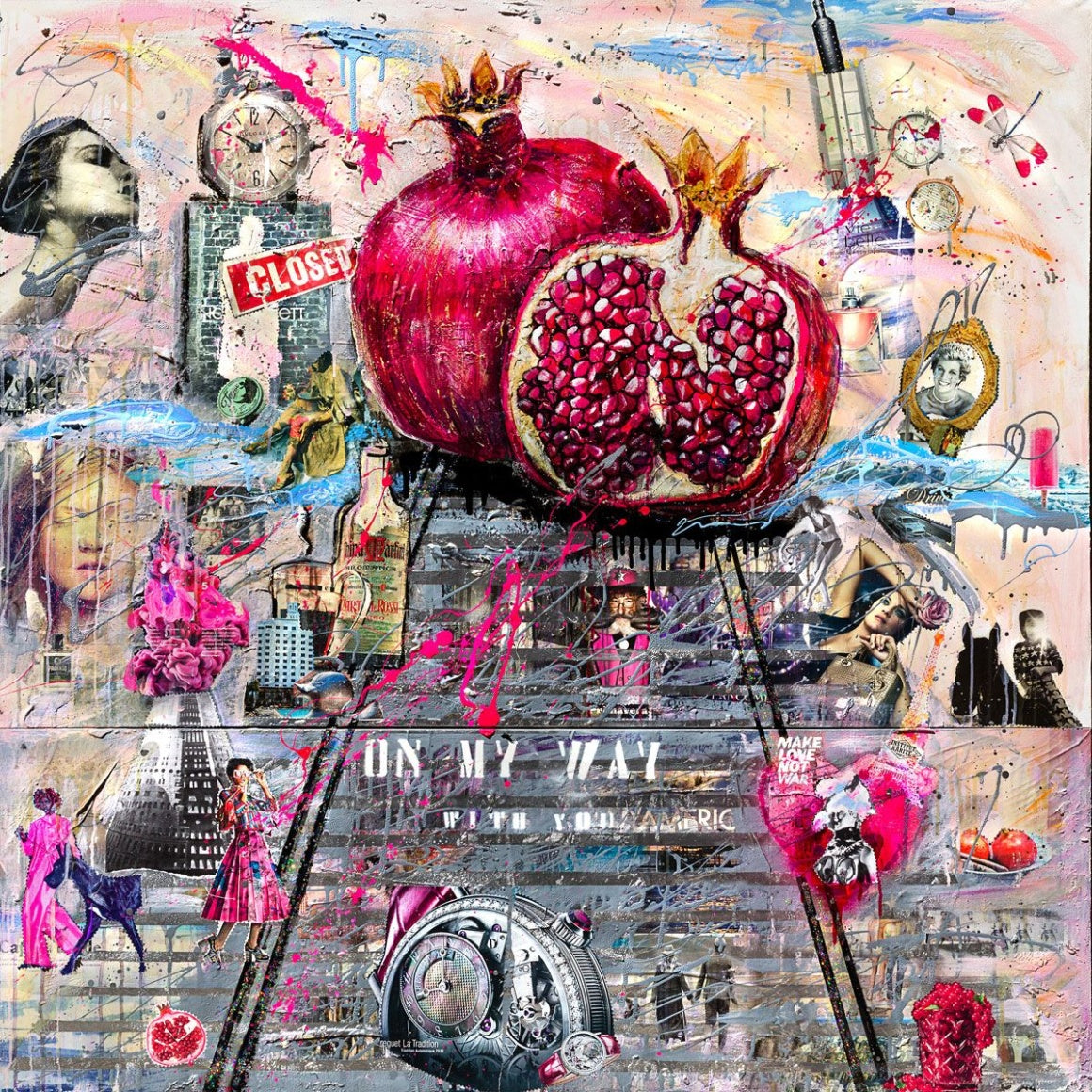 On My Way, Artwork 150X150Cm, Anno 2019