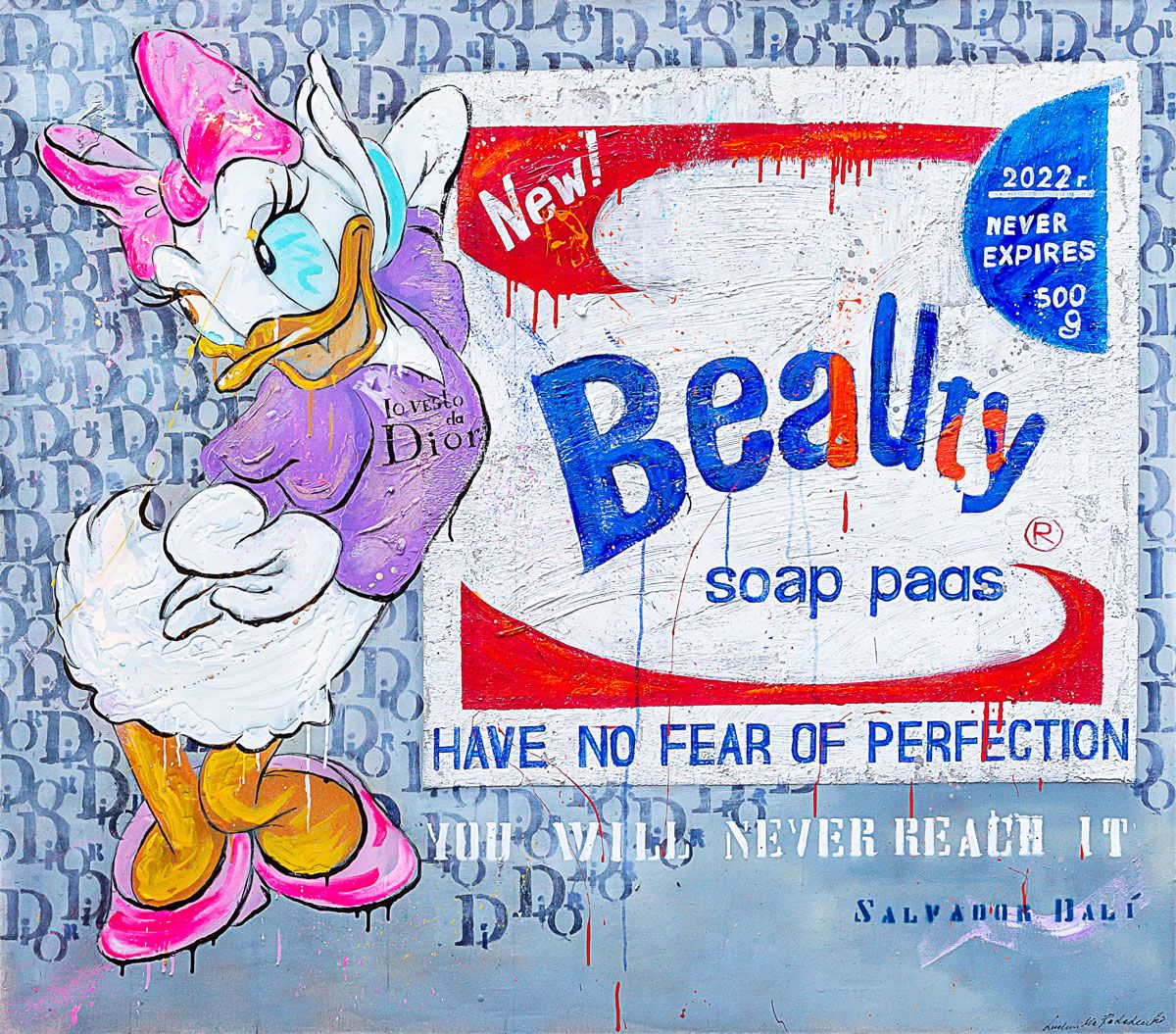 Pannello “Beauty Soap“ 130X180 Multiplo Darte