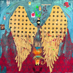 HUMILITY JOURNEY, Art Work 140X140 cm,  Art Series THE WINGS of POWER 2025, Dubai