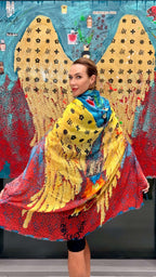 HUMILITY JOURNEY, Art Work 140X140 cm,  Art Series THE WINGS of POWER 2025, Dubai