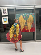 HUMILITY JOURNEY, Art Work 140X140 cm,  Art Series THE WINGS of POWER 2025, Dubai