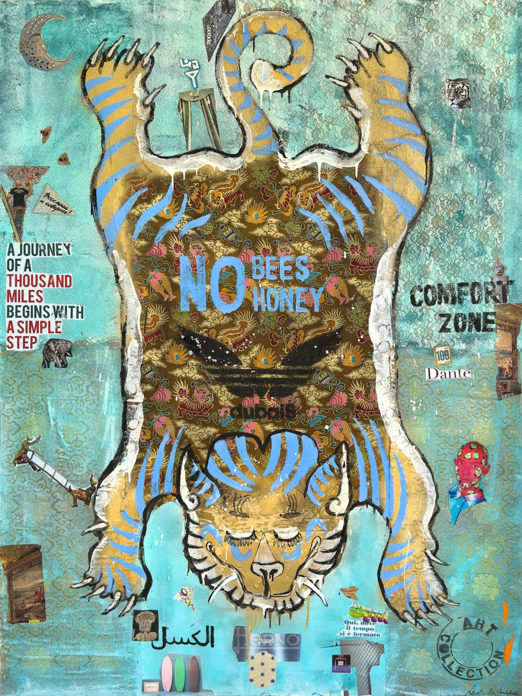 SLOTH, Art Work 190X140, Art Series THE WINGS of POWER 2025, Dubai