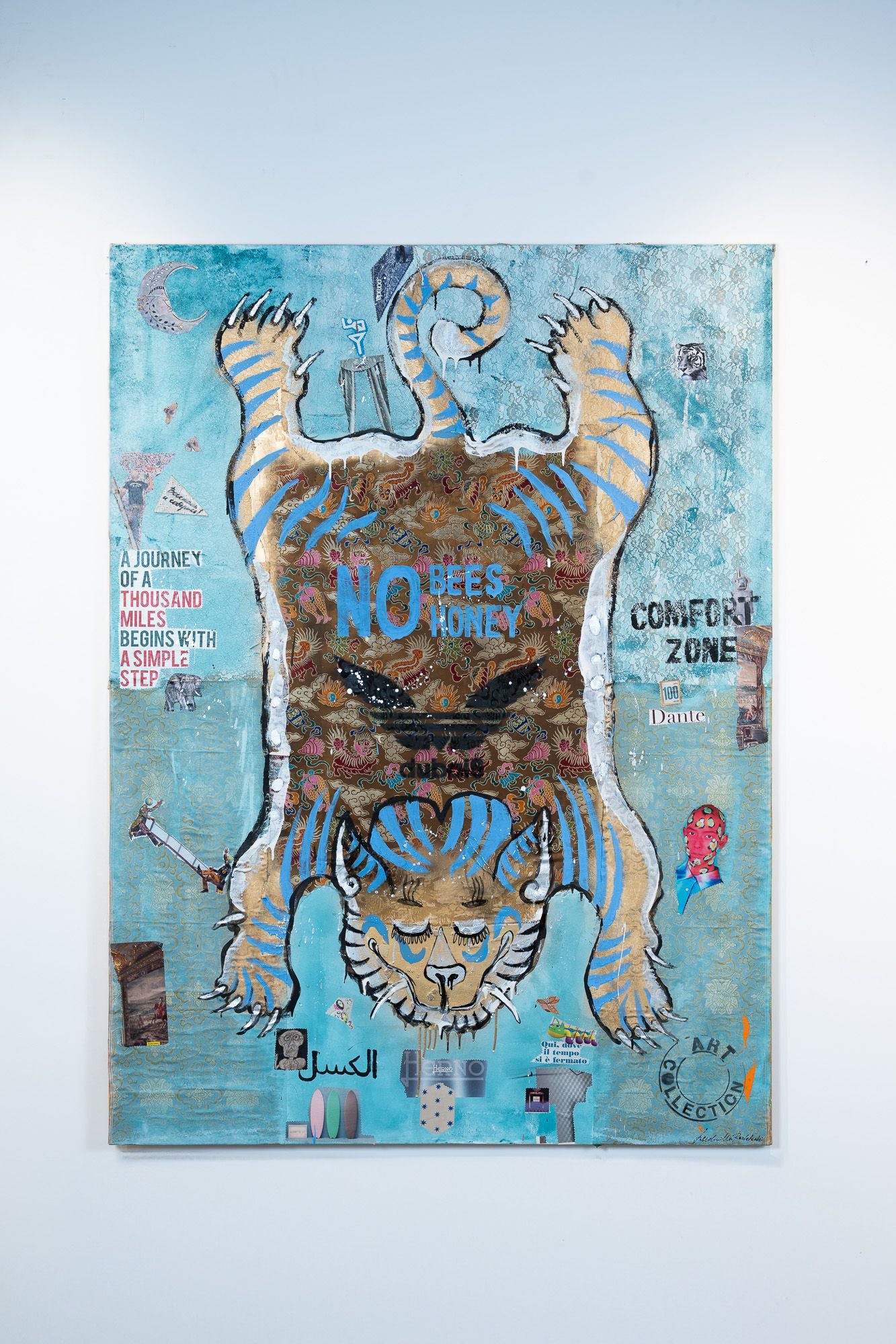 SLOTH, Art Work 190X140, Art Series THE WINGS of POWER 2025, Dubai