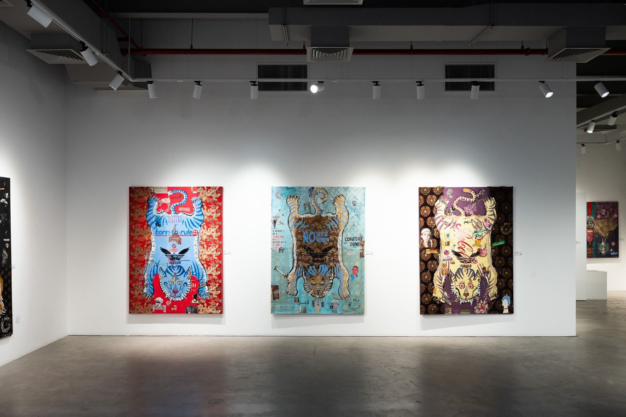 SLOTH, Art Work 190X140, Art Series THE WINGS of POWER 2025, Dubai